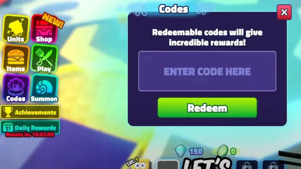 All Active SpongeBob Tower Defense Codes in Roblox, January 2025